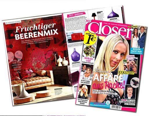 Garden-Flavours-#wallcovering-on-the-German-magazine-Closer
